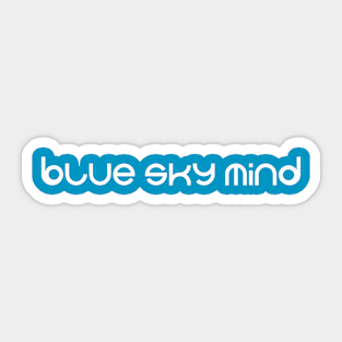 modern blue sky mind Sticker